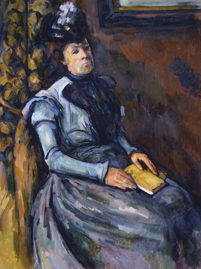 Femme assise en bleu - Paul Cézanne